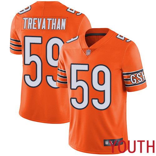 Chicago Bears Limited Orange Youth Danny Trevathan Alternate Jersey NFL Football #59 Vapor Untouchable